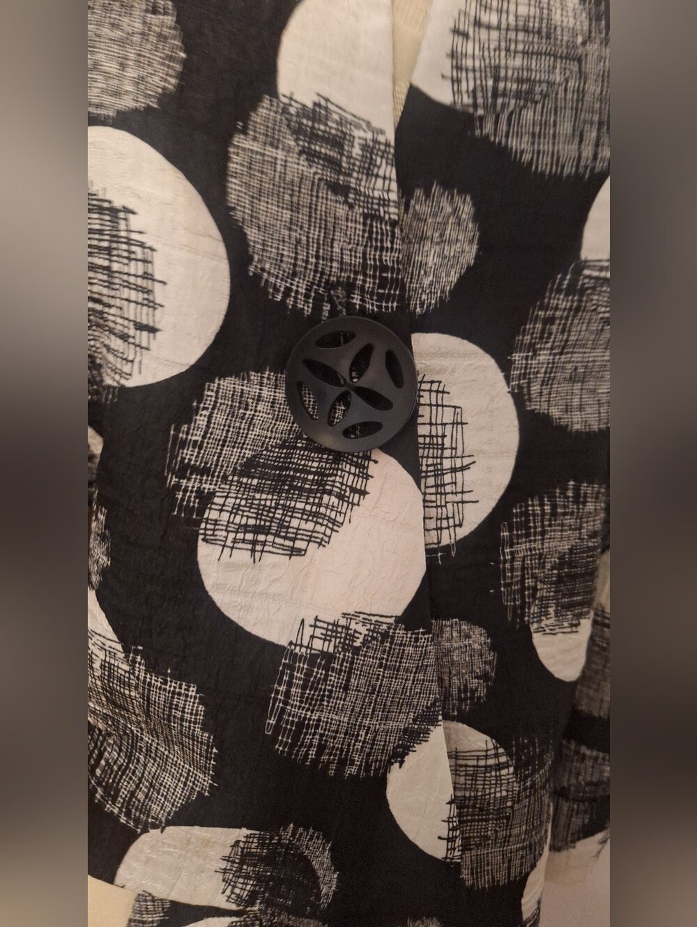 Joseph Ribkoff Asymmetrical Abstract Pattern Jacket - Picture 13 of 15